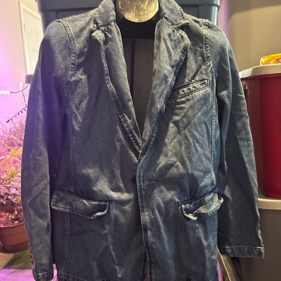 Stylish Denim Blazer94 - Picture 2 of 4